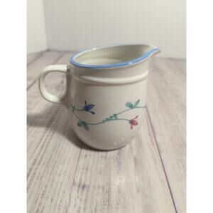 Vintage Savoir Vivre Stoneware "Portofino Blue" Creamer JF 036